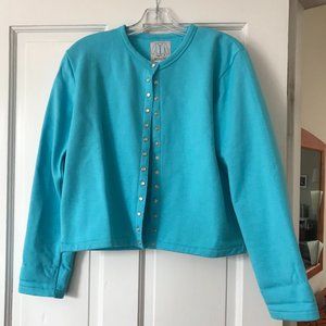 Agnes B Snap Cardigan